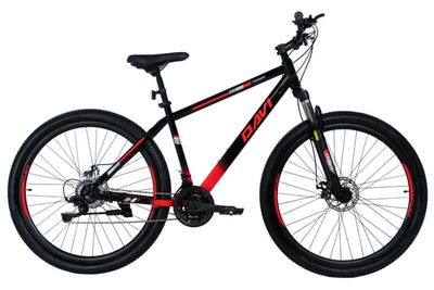 Mountainbike Terrano 29", 170-195 cm, 21 växlar, Svart/Röd