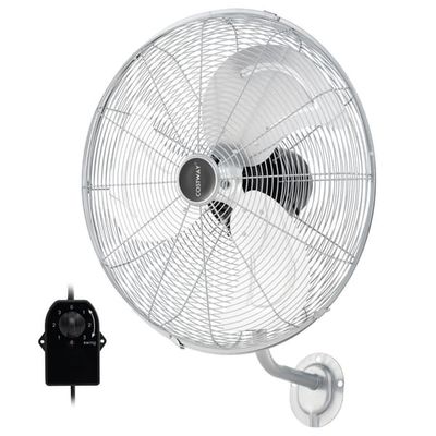 Veggmontert industrivifte 51 cm, 85 oscillasjoner, 3 hastigheter