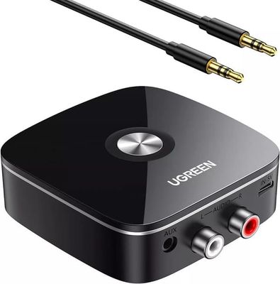 UGREEN Bluetooth-ljudmottagare med 3,5 mm och 2x RCA-adapter