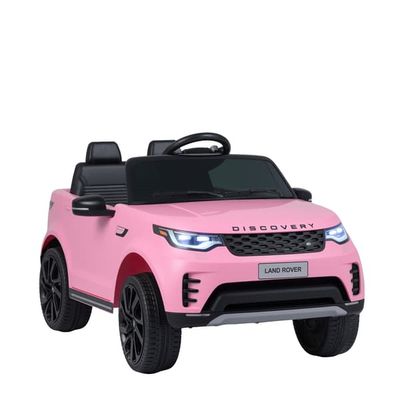 12V elektrisk barnebil, fjernkontroll, LED, rosa