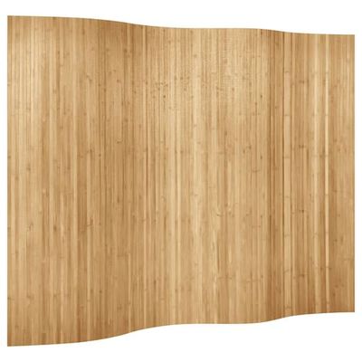vidaXL Romdeler bambus 250x165 cm naturell