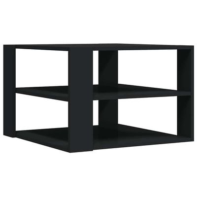 vidaXL Salongbord svart 58x58x40 cm konstruert tre