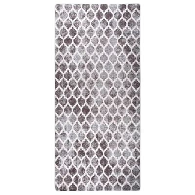 vidaXL Vaskbart teppe 80x300 cm sklisikker flerfarget