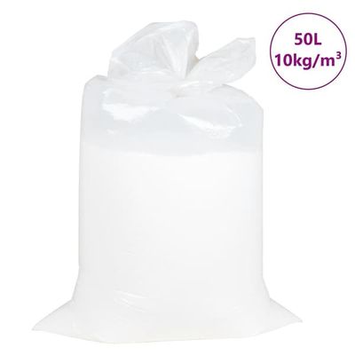 vidaXL Sittepose fylling EPS 50 L hvit 10 kg/m³