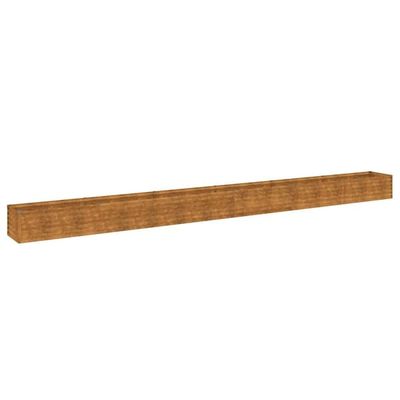 vidaXL Høybed til hage 580x50x36 cm cortenstål