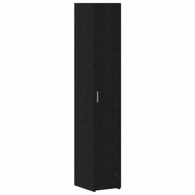vidaXL Høyskap 2 pcs Svart Eik 30 x 42,5 x 185 cm