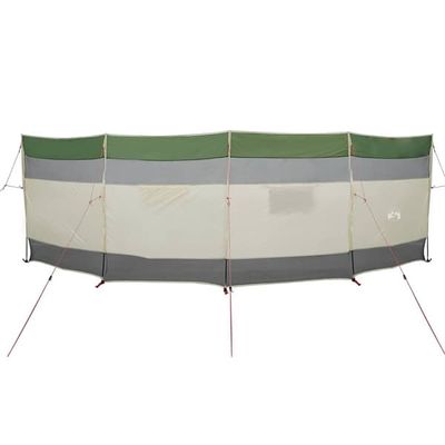 vidaXL Vindskjerm for camping grønn 510x153 cm vanntett