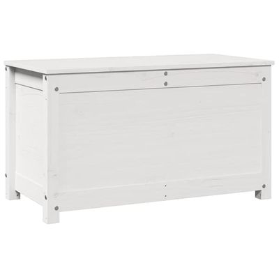 vidaXL Putekasse hvit 80x40x45,5 cm heltre furu