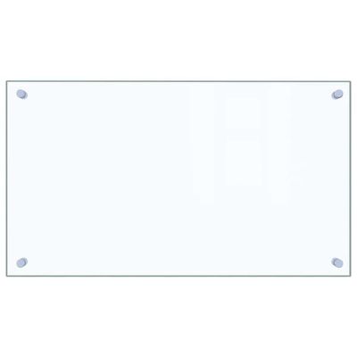 vidaXL Kjøkkenplate gjennomsiktig 70x40 cm herdet glass
