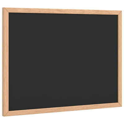 vidaXL tavle med massiv fururamme svart 40x30 cm
