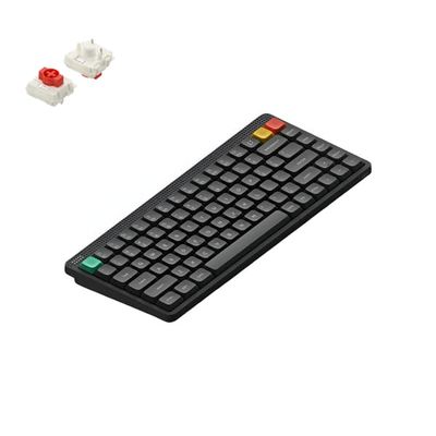 NuPhy Node 75 trådlöst mekaniskt tangentbord QWERTY US - Low, Ink Gray, Red nano