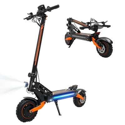iScooter W12 Elektrisk Scooter 3000W Dubbelmotor, 70km/h 100km Räckvidd, 52V 25Ah Batteri, 11" Däck, Hopfällbar El-Scooter