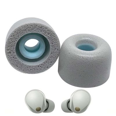 Silikontoppe L Memory Foam til Sony WF-1000XM4 (Par) Grå