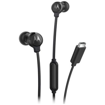 Motorola In-Ear Hovedtelefoner USB-C Øretelefoner 3C-S - Sort