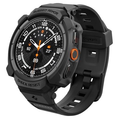 Spigen Galaxy Watch Ultra 2 2026 (47mm) Rem Armor Pro - Sort