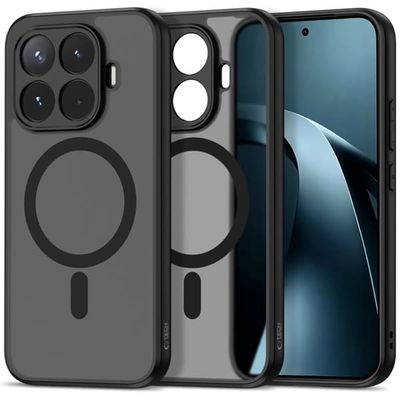 Tech-Protect Mobilcover Til Xiaomi 17T Pro MafSafe Magmat - Mat Sort