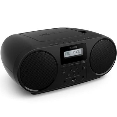 PHILIPS Boombox CD/DAB+/FM-radio/Bluetooth TAZ6000/10 - Svart