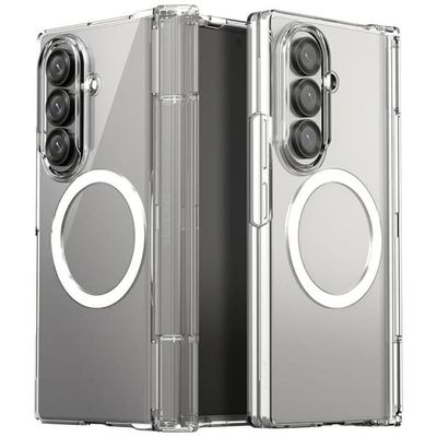 Araree Telefontaske til Galaxy Z Fold 7 MagSafe Qi2 Nukin 360 M - Gennemsigtig