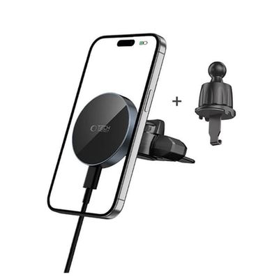 Tech-Protect Magsafe Bilholder MM15W-V5 Trådløs Oplader 15W CD
