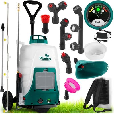 Plonos PL-601 batteridrevet sprøjte med vogn
