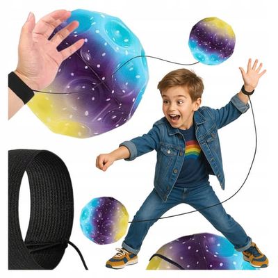 Galaxy Ball gummiband rymdövningsboll meteor