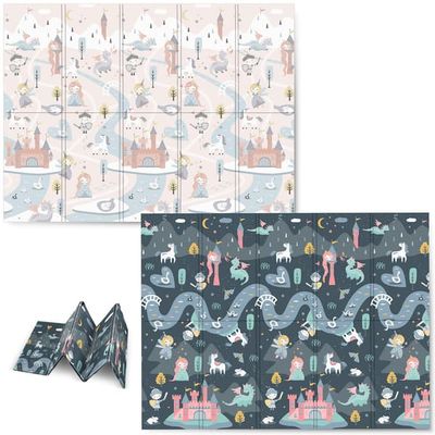Foldbar pædagogisk skummåtte 200 x 150 x 1 cm Nukido NK-341