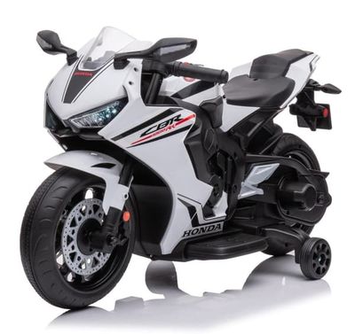 Honda CBR 1000RR Batteridriven motorcykel åkbar 12V ljusljud vit