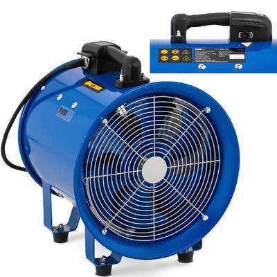 Industriell axialfläkt för kylning och luftcirkulation 500 W, diameter 300 mm