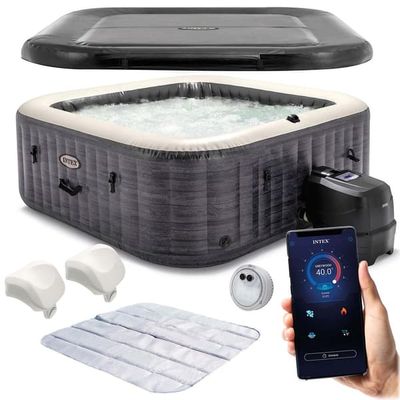 Uppblåsbart spa med hydromassage för 4 personer INTEX 28450