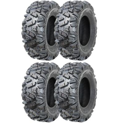 26x9-14 26x11-14 Däcksats fyrhjuling ATV 6PR TL BUGGY UTV fram bak stark