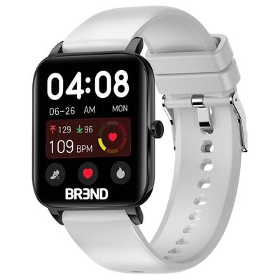 BREND Smartwatch til kvinder og mænd - Sportur med skridttæller – Hvid