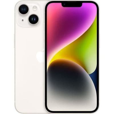 APPLE iPhone 14 128GB Starlight - Begagnad - Bra skick