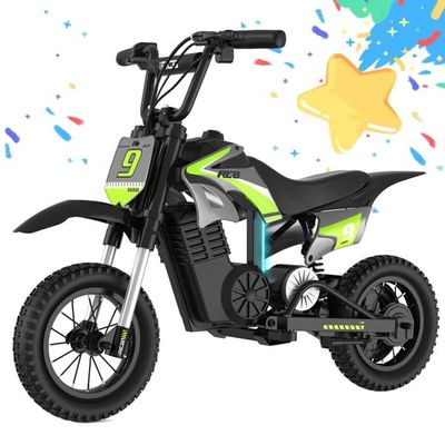 Elmotorcykel barn - RCB - R9X PRO - 350W - Batteri 36V 5.2Ah - Däck 12"