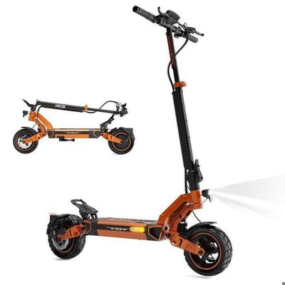 RCB D7 PRO Elektrisk Scooter til Voksne - Batteri 48V 27Ah - Rækkevidde 110km - Motor 1600W Max - NFC Smart Lock - Dæk 10'