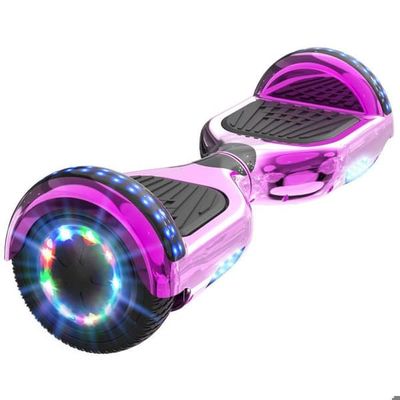 RCB Hoverboard 6,5 tommer – Bluetooth og LED – ideel gave til børn – lyserød