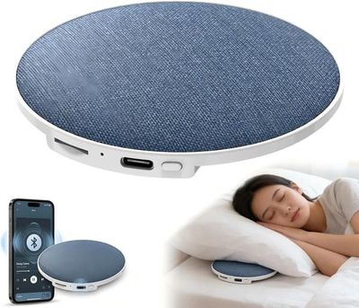 Bluetooth-pute-høyttaler, sovepute-høyttaler med hvit støy og tidsurfunksjon, bærbar pute-høyttaler, sovehøyttaler for dype sovende
