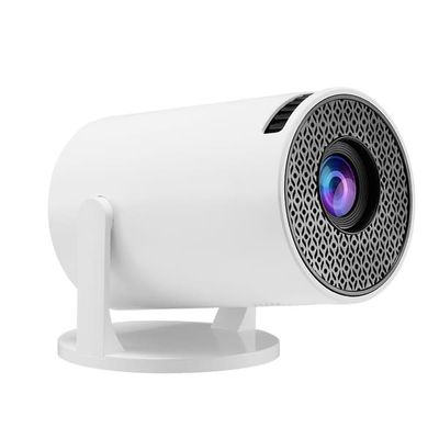 Miniprojektor med WiFi og Bluetooth, Full HD 1080P-projektor, bærbar utendørsprojektor, kompatibel med telefon, projektor for hjemmekino