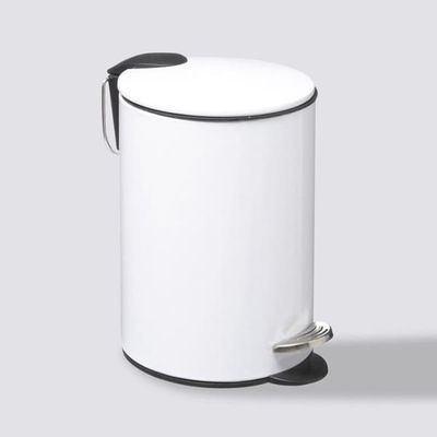 Atmosphéra 3 liters pedalbehållare i metall - Vit