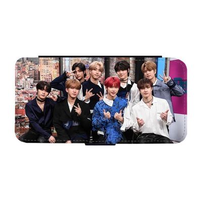 Til Apple iPhone 12/iPhone 12 Pro: K-Pop Stray Kids, flipdeksel med unikt motiv, mobiletui med stativfunksjon