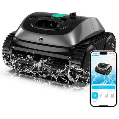 WYBOT C1-OS800, trådlös robotpool för komplett automatisk rengöring av botten, väggar och vattenlinje.