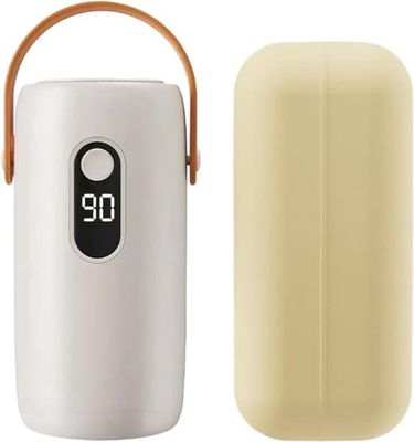 Mini bærbar foldbar elektrisk tørretumbler med smart timer og taske
