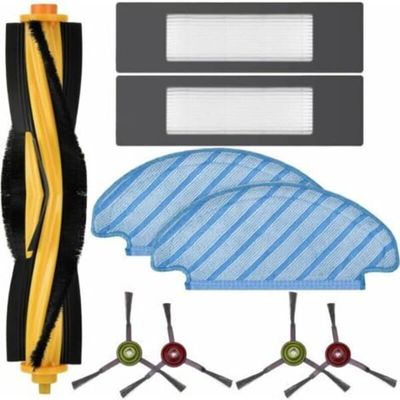 Tilbehør til Ecovacs Ozmo 950, 920, N8 Pro, N8 Pro+, T8, T8+, T8 AIVI, T8 Max, T9 og T9+ (1 hovedbørste, 2 rengøringsklude, 2 filtre...