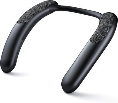 Trådlös Nackband Bluetooth-högtalare - Njut av musik - Uppslukande ljud - 23 x 23 x 5 cm - Svart