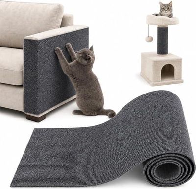 Anti-kat kradsebeskytter til sofa, selvklæbende kradsebræt skæremåtte, til møbler, vægge, døre.
