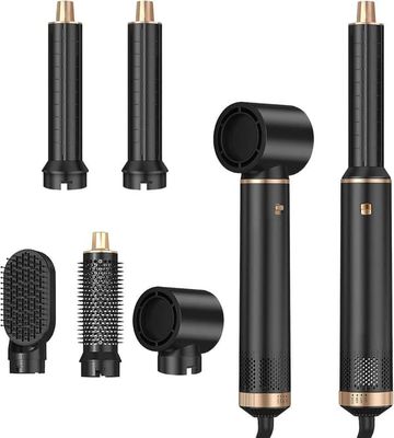 5-i-1 Multifunktionell Styler - Locktång - Tre Temperaturinställningar - Multifunktionell hårstyler med 5 utbytbara huvuden -...