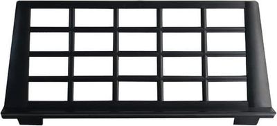 Svart notställ i plast för keyboard och piano (45,5 x 20,5 cm) – Universellt ersättningsnotställ för elektroniska pianon