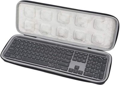 Skyddsfodral för Logitech MX Keys, trådlöst tangentbordsfodral, resefodral, anti-deformation, reptåligt, datortillbehör.
