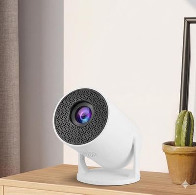 Mini-projektorserie - Soveværelsesprojektorer - Bærbare projektorer til mørke rum - 1080p HD - Understøtter WiFi og Bluetooth - Smart TV