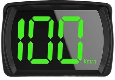Digital GPS-hastighetsmätare (km/h), lättläst, automatisk ljusstyrka, realtid, Plug and Play, universell för flera fordon