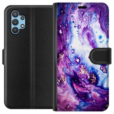 Kompatibelt Lommeboketui til Samsung Galaxy A32 5G Lilakt